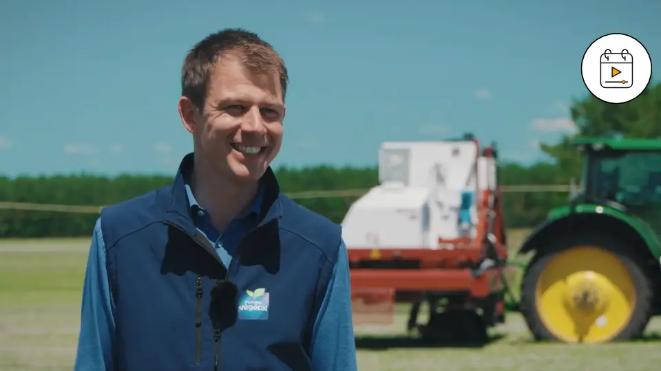Person talking to camera, giving a testimonial about a product he is using.